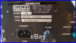 MANLEY VOXBOX All Tube Channel Strip No Reserve Free USA Shipping
