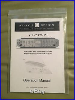 MINT Avalon VT737SP Channel Strip Vacuum Tube Preamp -Babyface Mod FREE Shipping
