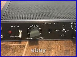 Manley Dual Mono Vacuum Tube Microphone Preamp Latest 60 dB Version From Voxbox