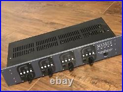 Manley Force 4-channel Vacuum Tube Microphone Preamp Rackmount Quad Core Mic Pre