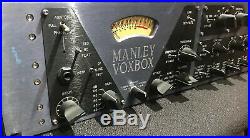 Manley Labs VOXBOX Combo Microphone Preamp, Voice Processor, Instrument Preamp