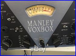 Manley Labs VOXBOX Tube Channel Strip Preamp ORIGINAL BOX! Free Shipping