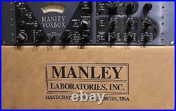 Manley VOXBOX Channel Strip Mic Pre EQ Compressor and Limiter