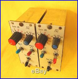 Matched Pair EAB TBG E401 Vintage Micpres Predecessor of E501 E601 FULL DISCRETE