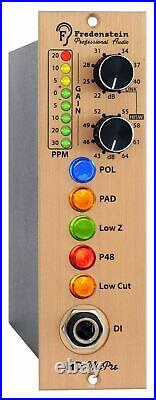 New Fredenstein HD MicPre A microphone preamplifier for wider bandwidth source