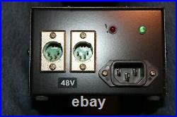 ORIGINAL API 312 Stereo Pair in 1U Rack. 1970s API Factory Stock. With p/s