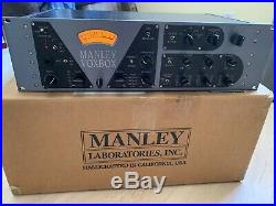 Original Manley Labs Voxbox Tube Preamplifier Channel Strip With Compression EQ