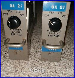 Pair Of Rare Rca Ba-21a Microphone Preamplifiers #2 / Ba-31a