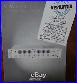 Peavey VMP 2 Vacuum Tube (No Solid State) Mic. Preamp! 2 channel WARM SOUND