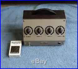 Pentron Mm-4a Vacuum Tube Microphone Preamplifier Mixer Extremely Rare! Tube Amp