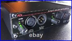 RDL RU-MLA2T Dual Mic/Line Preamplifier With Transformer's