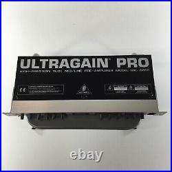 READ Behringer Ultragain Pro MIC2200 Dual-Channel VacuumTube Mic Preamp USED