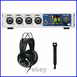 RME AVB Tool Mic Preamp, Router, and Converter with AKG Headphone & Straps