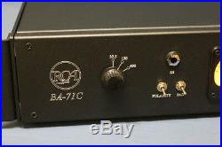 Racked, Restored Solo RCA BA-71C Mic-Preamp