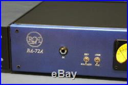 Racked Solo RCA BA-72A mic-preamp