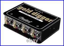 Radial Engineering Gold Digger 4-Channel Mic Selector OPEN BOX