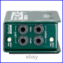 Radial Engineering ProD2 Stereo Passive Direct Box 2-Channel Pro D2 DI
