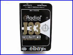 Radial J33 Active Turntable Preamp/Direct Box 2 Channel