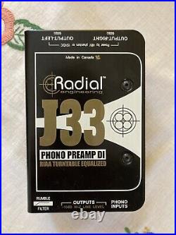 Radial J33 Phono Preamp DI
