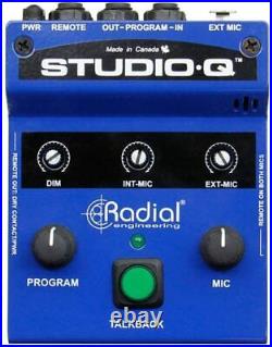 Radial R800 1435 Studio-Q Desktop Cue Talkback Controller with Built-in Mic