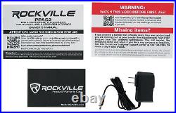 Rockville PPA52 Preamp Pro 1U Pre-Amplifier withBluetooth/USB/Interface+Headphones