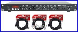 Rockville PPA52 Pro Preamp Pre-Amplifier withBluetooth/USB Interface+3 XLR Cables