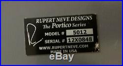 Rupert Neve Designs Portico 5012 Dual Mic Pre-Amp USED #1