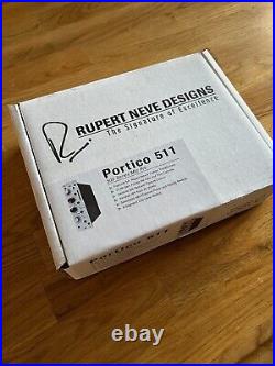 Rupert Neve Designs Portico 511 500 Series Microphone Mic Preamp RND Pro Gear