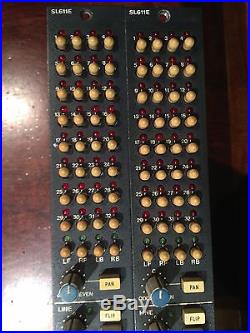 SSL Solid State Logic E series channel module the pair, 1980 vintage