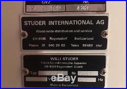 STUDER 189 MK II Class A Console high End, Very Rare many Options