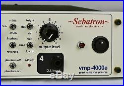 Sebatron VMP-4000e valve microphone preamplifier