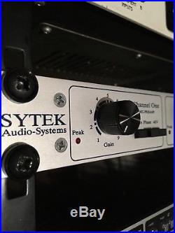 Sytek MPX-4A 4 channel microphone preamp unit, Made in USA, excellent condition