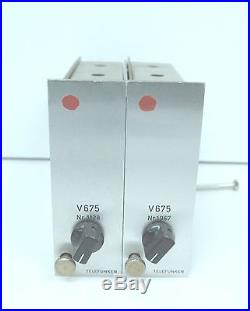 Telefunken V675 Matched Pair moded to Micpre full discrete Racking Option RARE