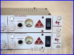 Trident 4T Celebration Stereo Matched Pair Rackmount Preamp, EQ & Compressor