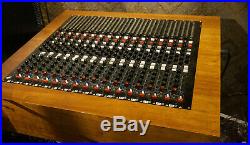 Trident 80B Vintage Sidecar, 16 Channels of Luscious British Mic Pre's and EQ's
