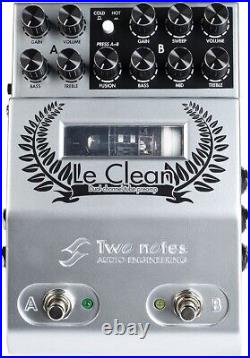Two Notes LeClean 2-Channel U. S. Tones Tube Preamp Pedal