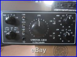 Universal Audio LA-610 MkII Tube LA 610 Limiter Compressor Mic Line Preamplifier