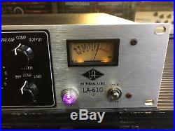 Universal Audio LA-610 Silver, Tube Mic Pre amp //ARMENS//