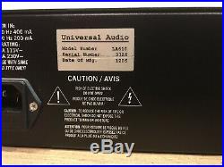 Universal Audio LA-610 Tube Channel Strip Preamp Compressor Excellent Condition