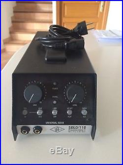 Universal Audio SOLO 110 RARE Class-A Mic Preamp (similar to 610, 6110)