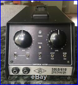 Universal Audio SOLO 610 Vacuum Tube Mic Preamp & DI Box