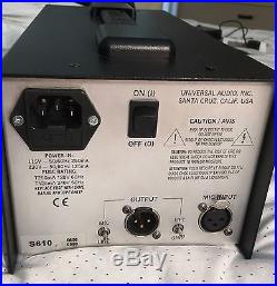 Universal Audio Solo 610 UA mic pre DI box near mint with Power Cord
