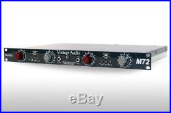 Vintage Audio M72, 1272 Dual MIC Preamp, Neve Style Preamp, Hot Rodded