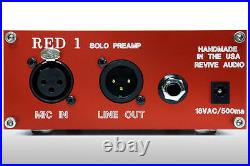 Vintage Audio Red Solo Preamp, Desktop Boutique MIC Preamp And Di! Transformer