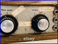 Vintage Broadcasting Tube Mic Preamp Amplifier Crown