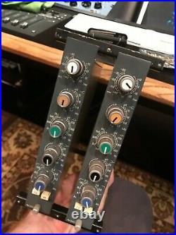 Vintage Neve 33122a racked pair preamp EQ bbc 1081 excellent condition
