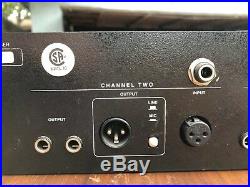 Vintage Rack Mount Bellari RP220 2 Channel Dual Tube Microphone Preamp