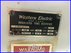 Western Electric Pair of Tube EQ Preamps + Tube Regulated Power Supply
