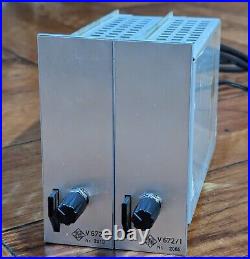 With audio demo PAIR Telefunken V672 mic preamps with variable gain 35. 65 dB
