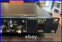 YAMAHA MLA8 8-channel Microphone Preamplifier Pro Audio Equipment WorkingGood